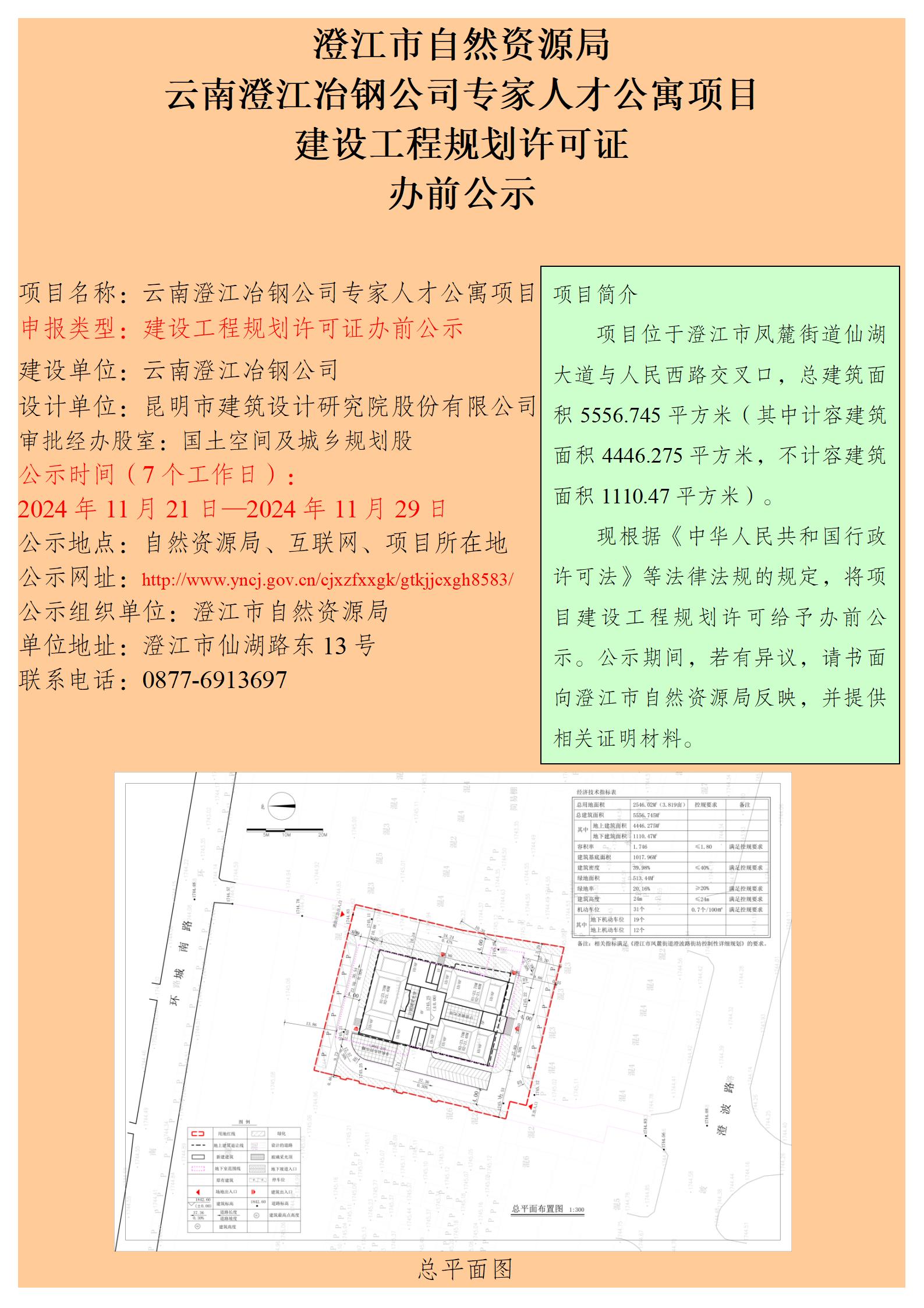 125号（何正韡）云南澄江冶钢公司专家人才公寓项目建设工程规划许可证办前公示.jpg